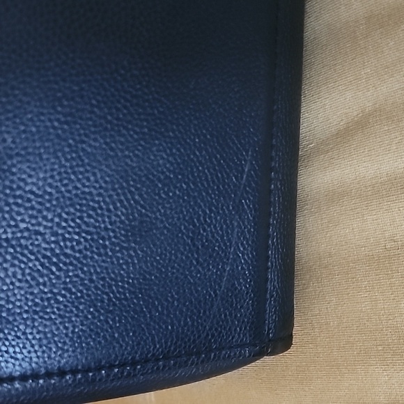 TORY BURCH CARSON BLACK LEATHER TOTE - Picture 6 of 9